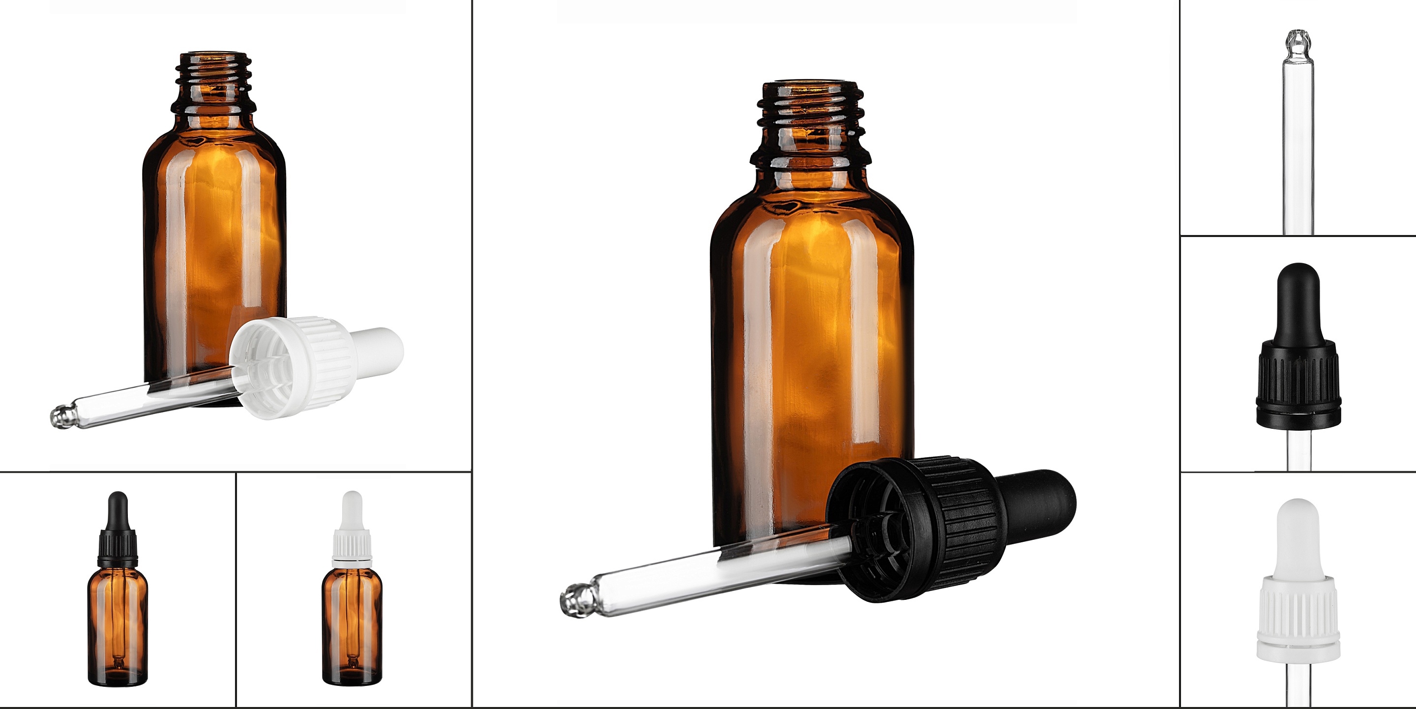 PONTE серия, коричневый стеклянный флакон 30 мл, с пипеткой